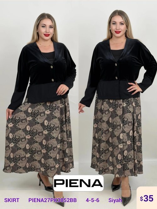 Юбка DIAGONAL (Black, модель PIENA27PK3852BB) оптом