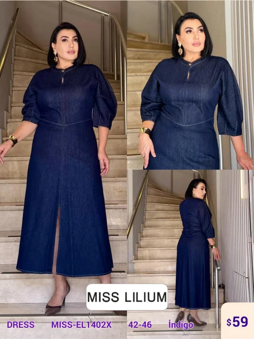 Платье DIAGONAL (Navy, модель MISS-EL1402X) оптом