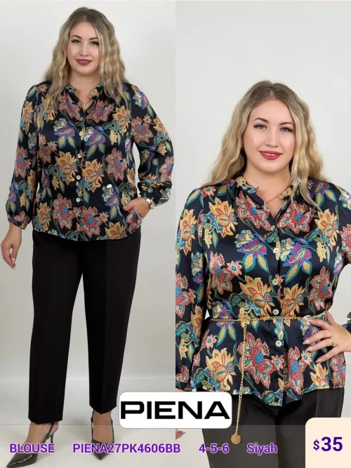 Блузка DIAGONAL (Black, модель PIENA27PK4606BB) оптом