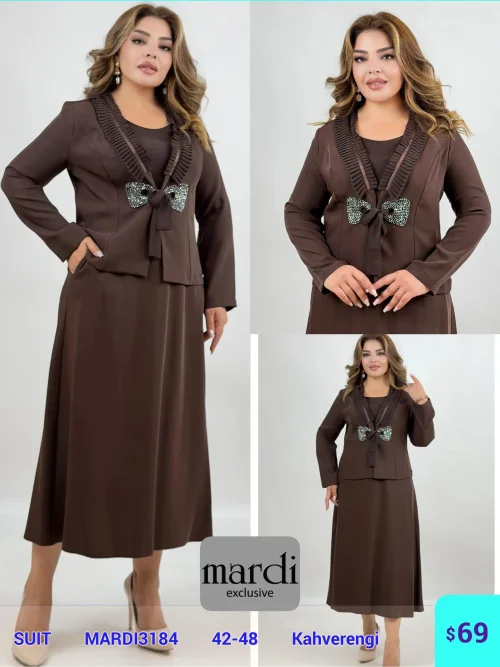 Костюмы и комплекты DIAGONAL (Brown, модель MARDI3184) оптом