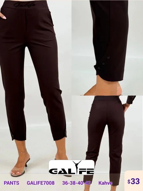 Брюки DIAGONAL (Brown, модель GALIFE7008) оптом