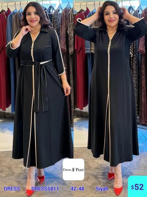 Платье DIAGONAL (Black, модель DRESS5811) оптом