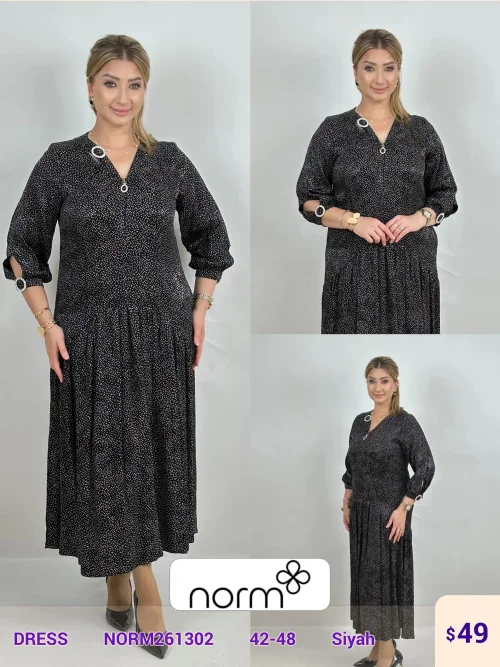 Платье DIAGONAL (Black, модель NORM261302) оптом