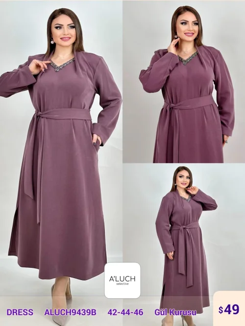 Платье DIAGONAL (Pink, модель ALUCH9439B) оптом