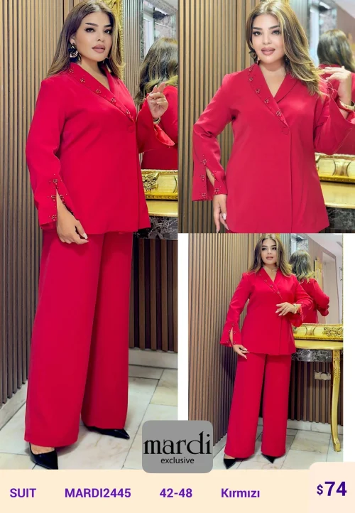 Костюмы и комплекты DIAGONAL (Red, модель MARDI2445) оптом