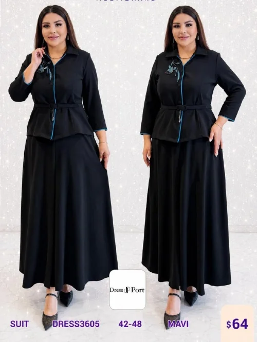 Костюмы и комплекты DIAGONAL (Blue, модель DRESS3605) оптом