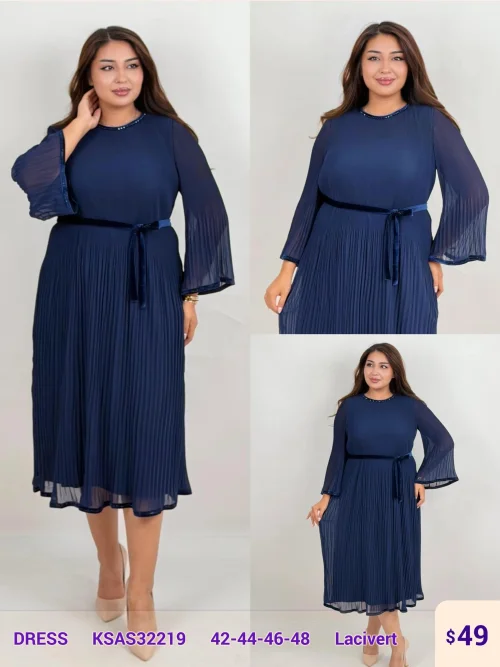 Платье DIAGONAL (Navy, модель KSAS32219) оптом