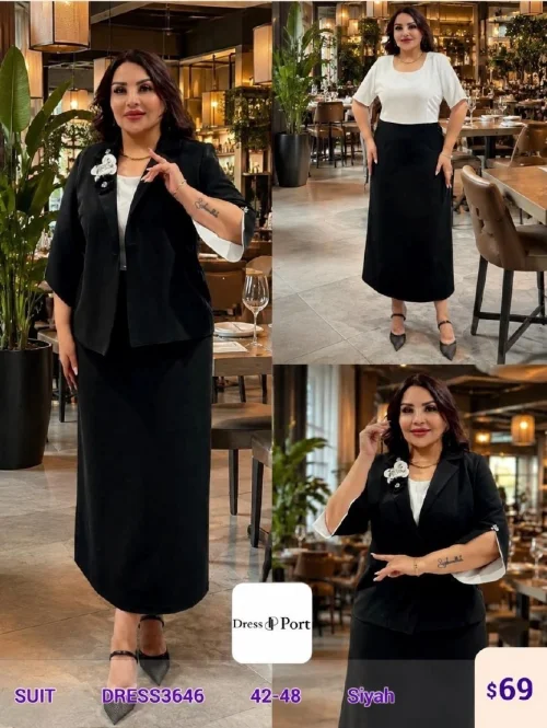 Костюмы и комплекты DIAGONAL (Black, модель DRESS3646) оптом