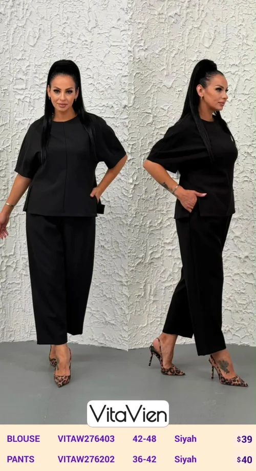 Брюки DIAGONAL (Black, модель VITAW276202) оптом