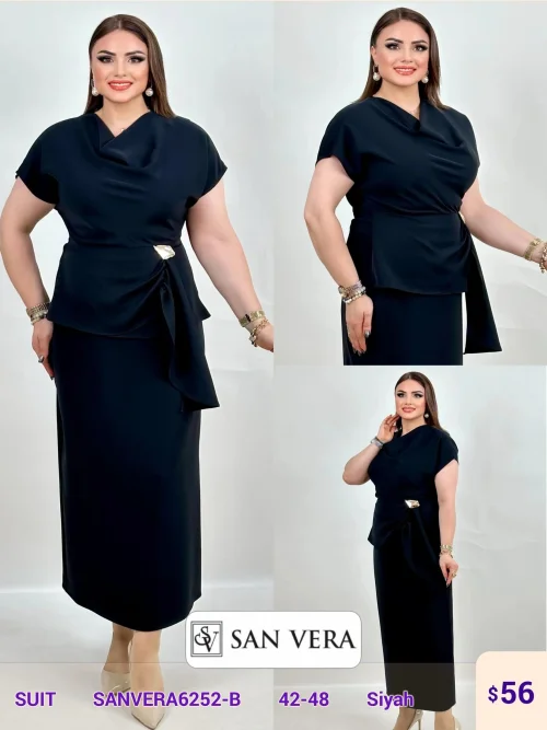 Костюмы и комплекты DIAGONAL (Black, модель SANVERA6252-B) оптом