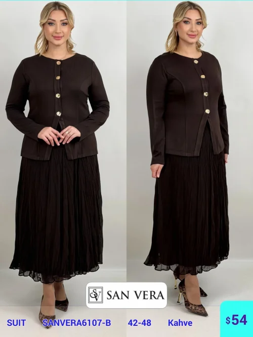 Костюмы и комплекты DIAGONAL (Brown, модель SANVERA6107-B) оптом
