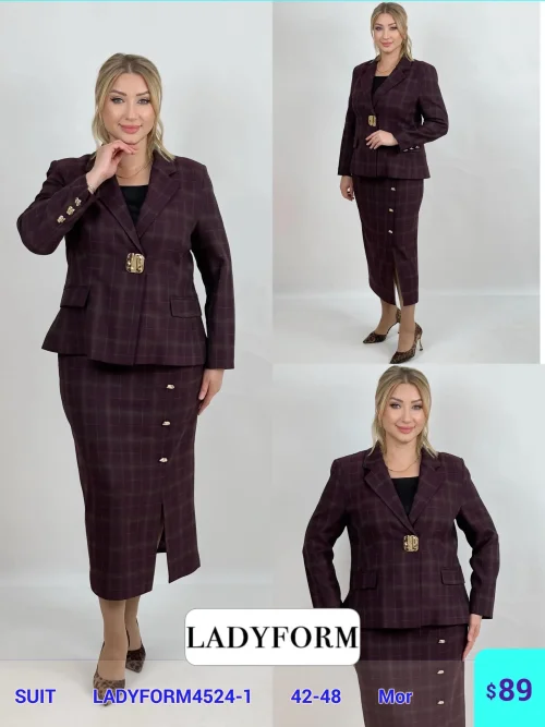 Костюмы и комплекты DIAGONAL (Purple, модель LADYFORM4524-1) оптом