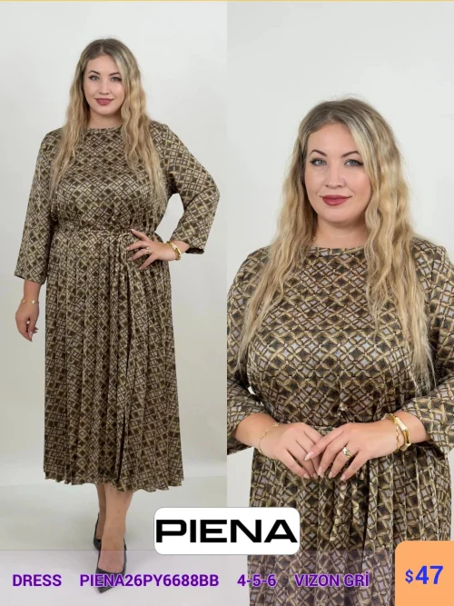 Платье DIAGONAL (Beige, модель PIENA26PY6688BB) оптом