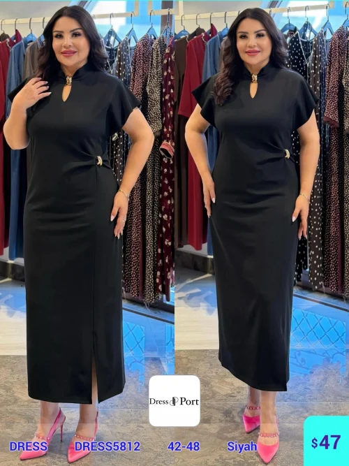 Платье DIAGONAL (Black, модель DRESS5812) оптом