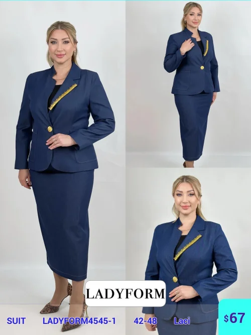 Костюмы и комплекты DIAGONAL (Navy, модель LADYFORM4545-1) оптом