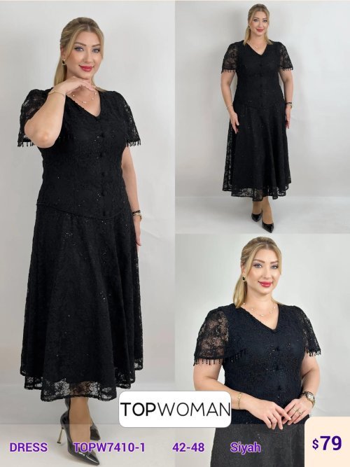 Платье DIAGONAL (Black, модель TOPW7410-1) оптом