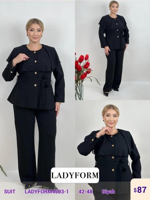 Костюмы и комплекты DIAGONAL (Black, модель LADYFORM4503-1) оптом