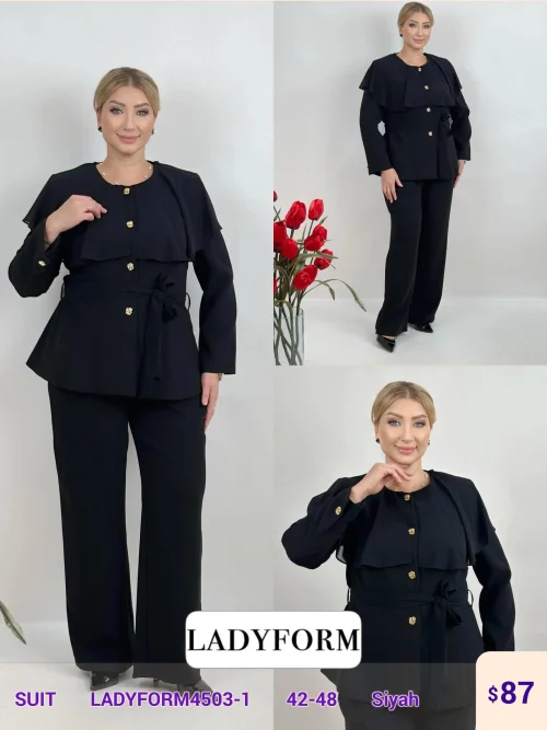 Костюмы и комплекты DIAGONAL (Black, модель LADYFORM4503-1) оптом