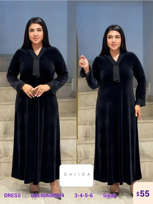 Платье DIAGONAL (Black, модель DALIDA50424) оптом