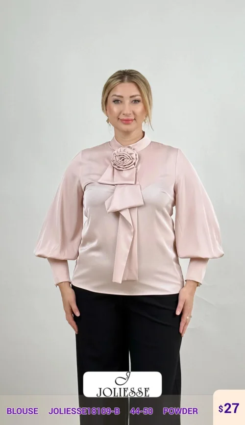 Блузка DIAGONAL (Pink, модель JOLIESSE18109-B) оптом
