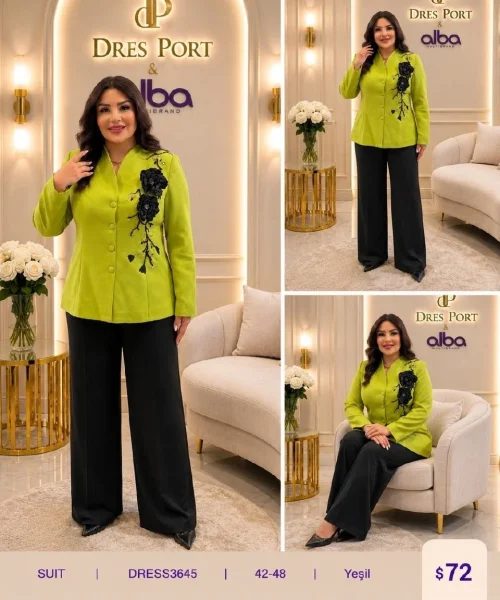 Костюмы и комплекты DIAGONAL (Green, модель DRESS3645) оптом