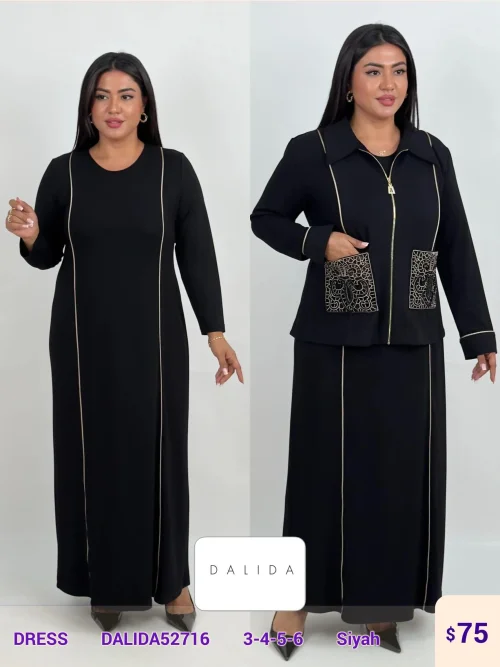 Платье DIAGONAL (Black, модель DALIDA52716) оптом