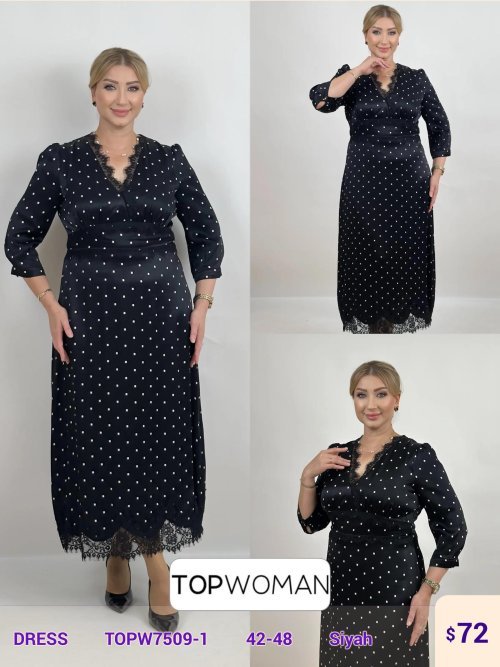 Платье DIAGONAL (Black, модель TOPW7509-1) оптом