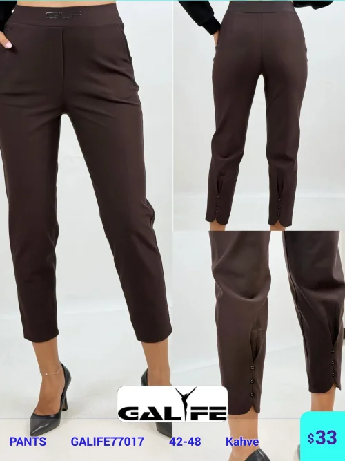 Брюки DIAGONAL (Brown, модель GALIFE77017) оптом