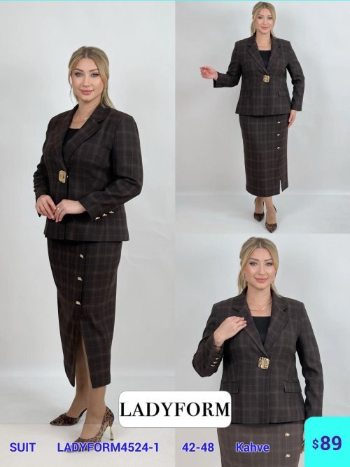 Костюмы и комплекты DIAGONAL (Brown, модель LADYFORM4524-1) оптом