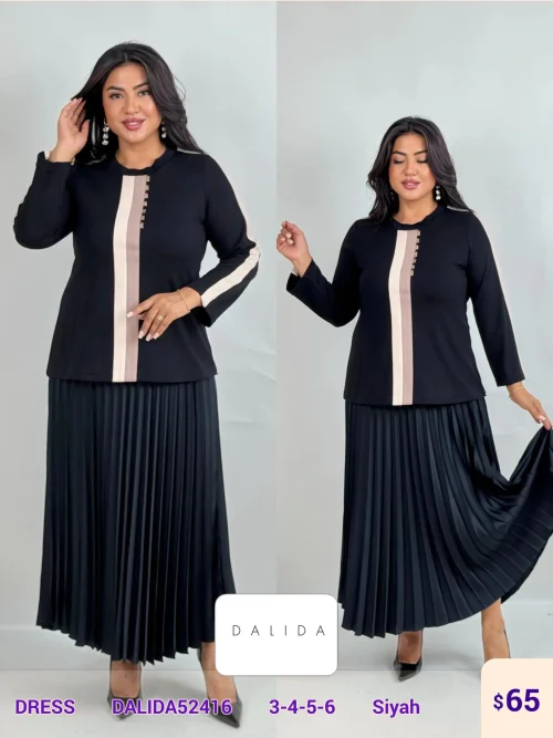 Платье DIAGONAL (Black, модель DALIDA52416) оптом