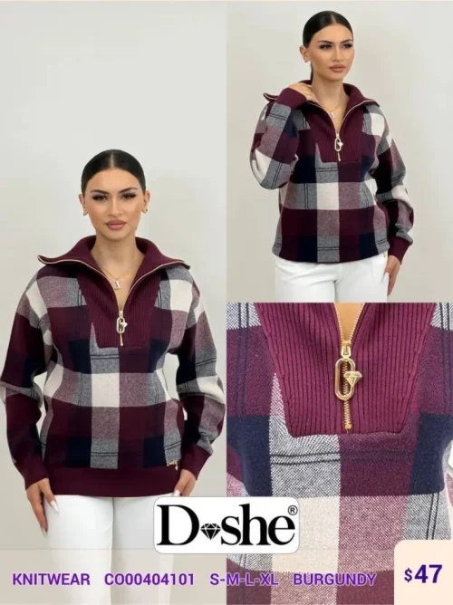 Трикотаж DISHE (Burgundy, модель C000404101) оптом
