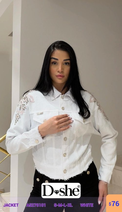Жакет DISHE (Белый, модель A5276101) оптом