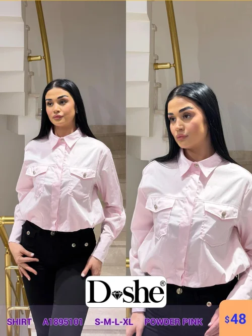 Рубашка DISHE (Розовый, модель A1895101) оптом
