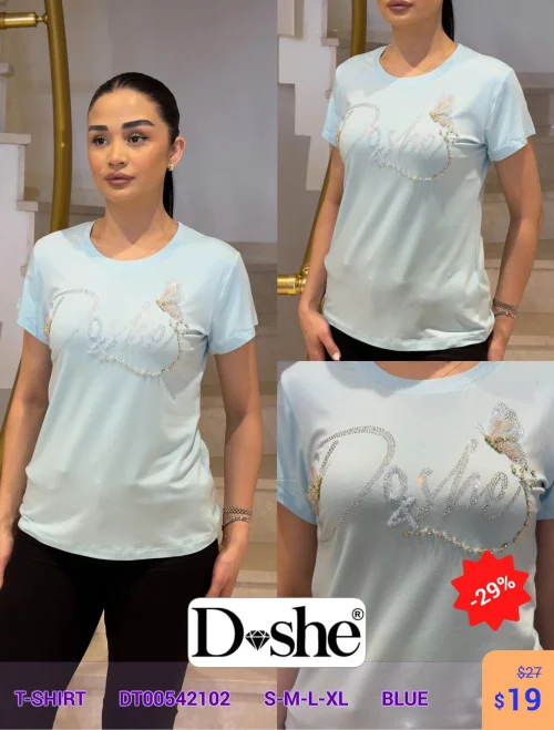 Футболка DISHE (Синий, модель DT00542102) оптом