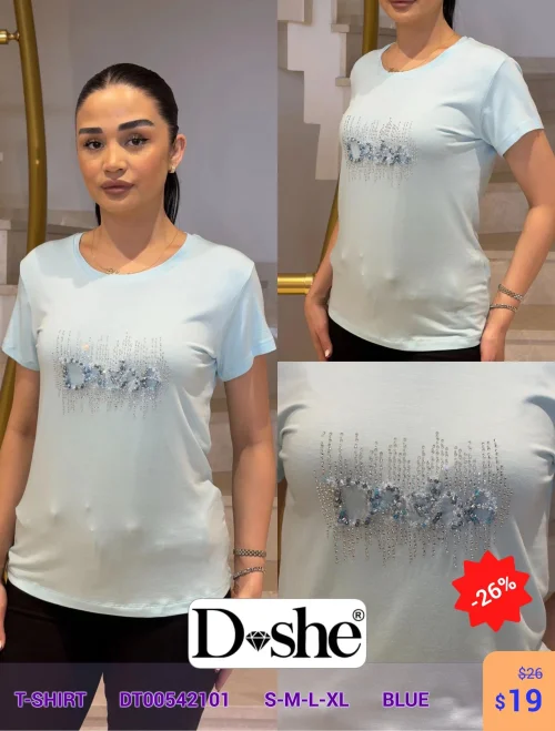 Футболка DISHE (Синий, модель DT00542101) оптом