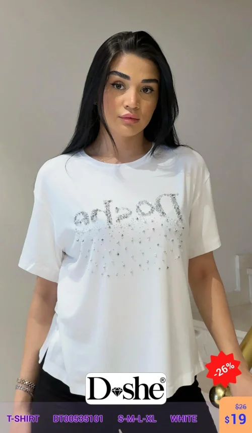 Футболка DISHE (Белый, модель DT00535101) оптом