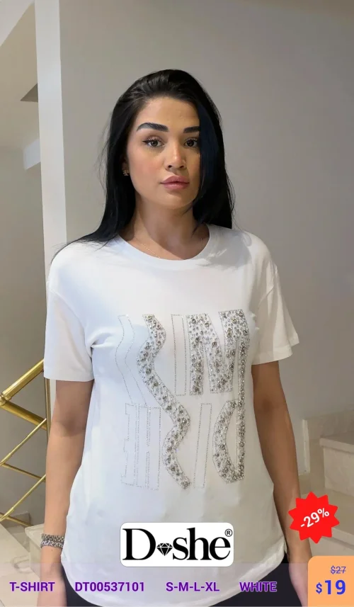 Футболка DISHE (Белый, модель DT00537101) оптом