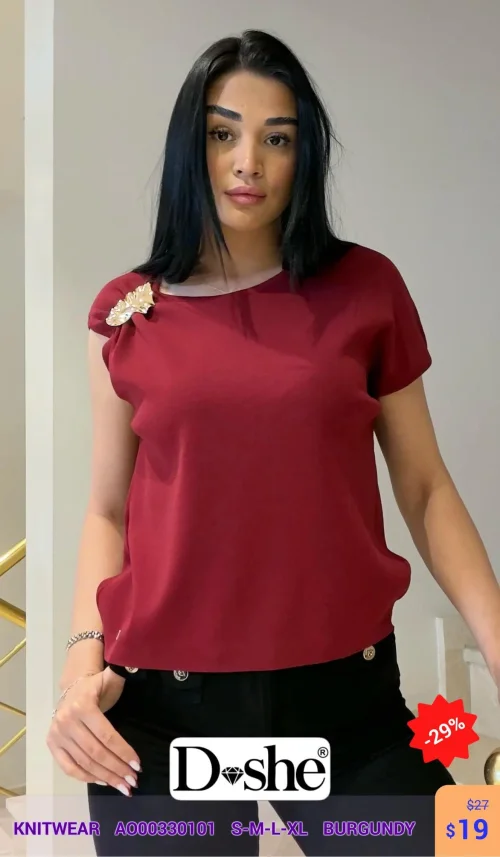 Knitwear DISHE (Бордовый, модель A000330101) оптом