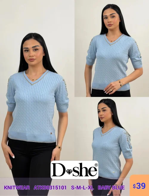 Knitwear DISHE (Синий, модель ATK00315101S-) оптом