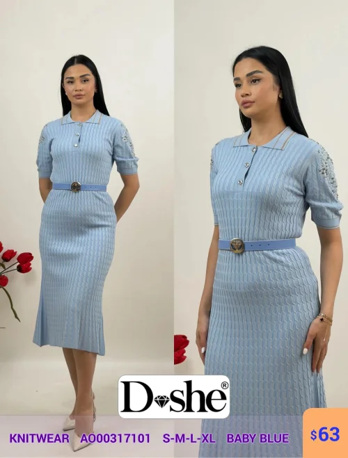 Платье DISHE (Небесно-голубой, модель A000317101) оптом