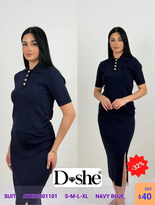 Костюм DISHE (Темно-синий, модель ATK00301101) оптом