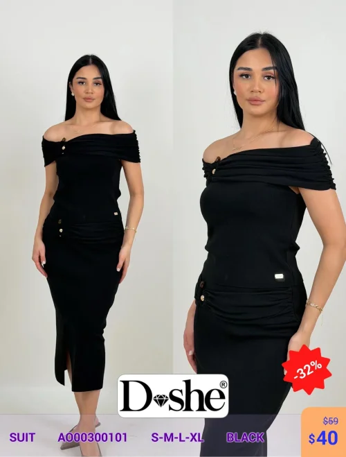 Костюм DISHE (Черный, модель A000300101) оптом