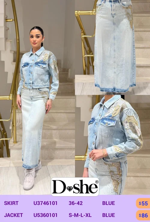 Жакет DISHE (Синий, модель U3746101) оптом