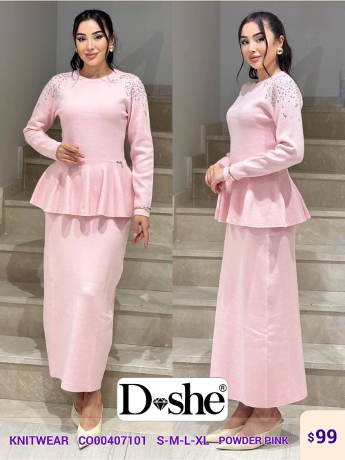 Трикотаж DISHE (Pink, модель C000407101) оптом