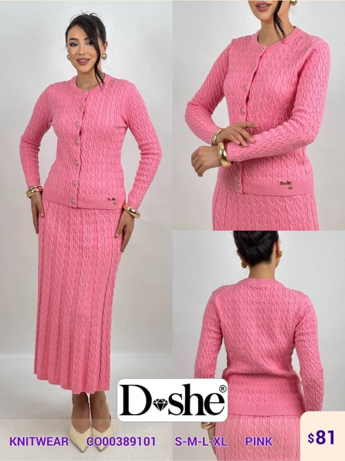 Трикотаж DISHE (Pink, модель C000389101) оптом