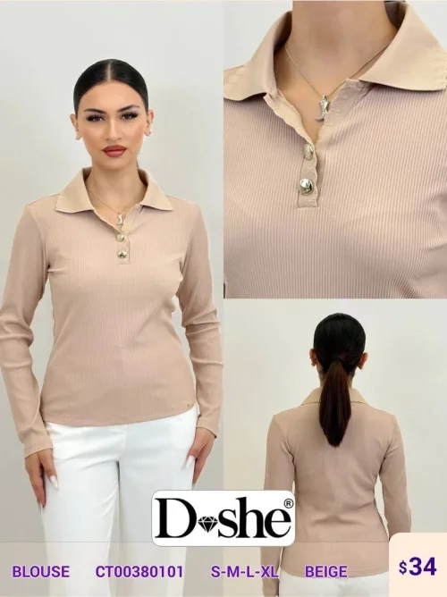 Блузка DISHE (Beige, модель CT00380101) оптом