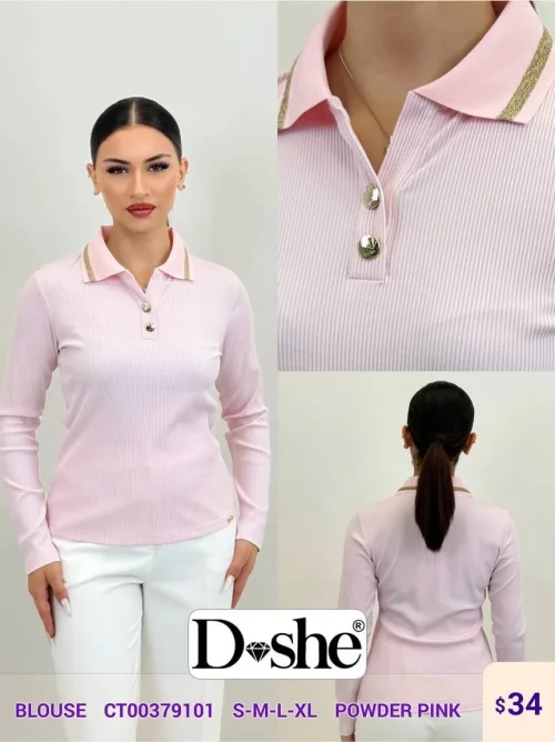 Блузка DISHE (Pink, модель CT00379101S) оптом