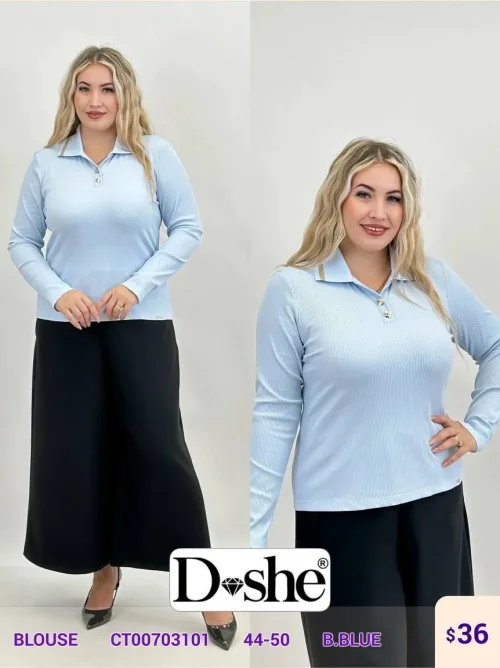 Блузка DISHE (Blue, модель CT00703101) оптом