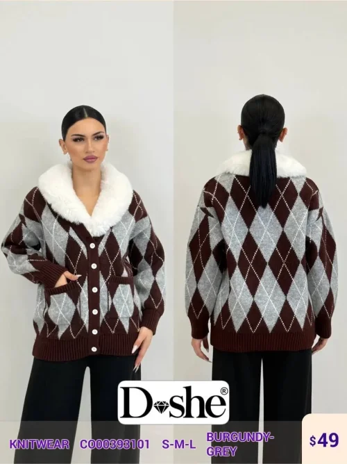 Трикотаж DISHE (Burgundy, модель C000393101) оптом