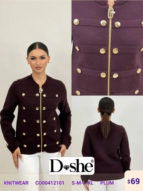 Трикотаж DISHE (Purple, модель C000412101) оптом